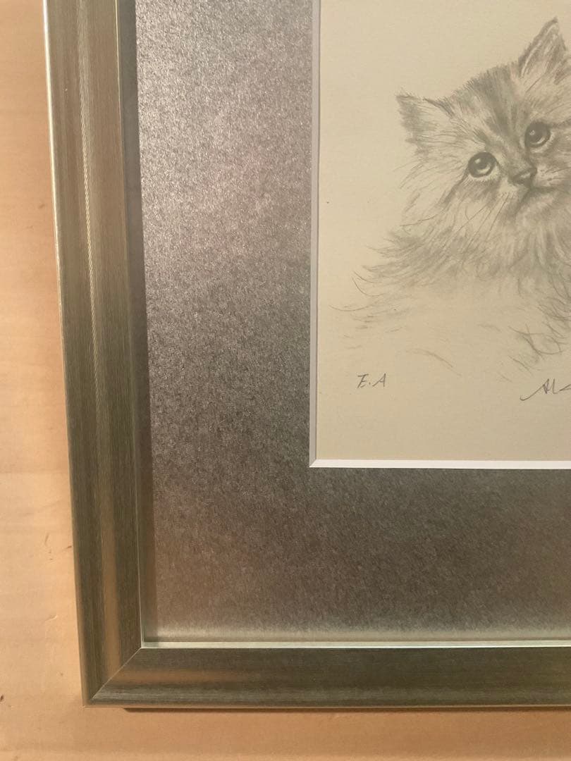 八代亜紀　「チビたん」　リトグラフ　直筆サイン・エディション・作品証明シール有り