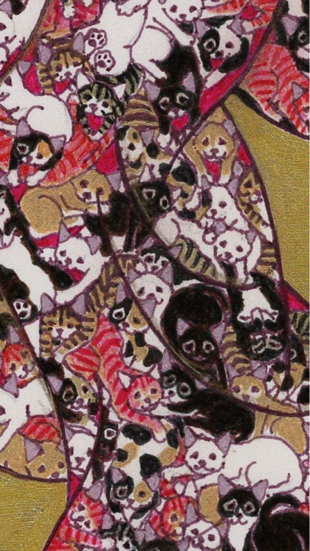 見返り猫美人　Cat Beauty looking back