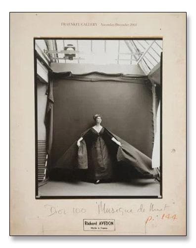 額装済/2001 exhibition Made（リチャードアベドン）/ポスター