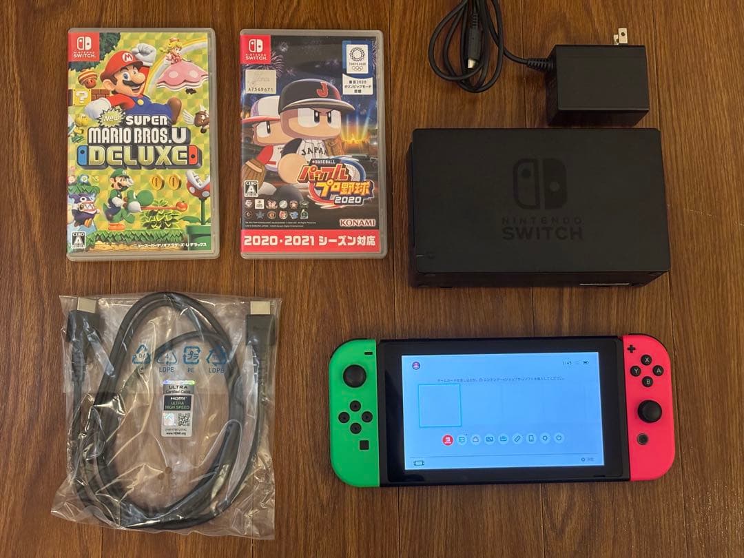 Nintendo Switch 本体 グリーン/ピンク Joy-Con