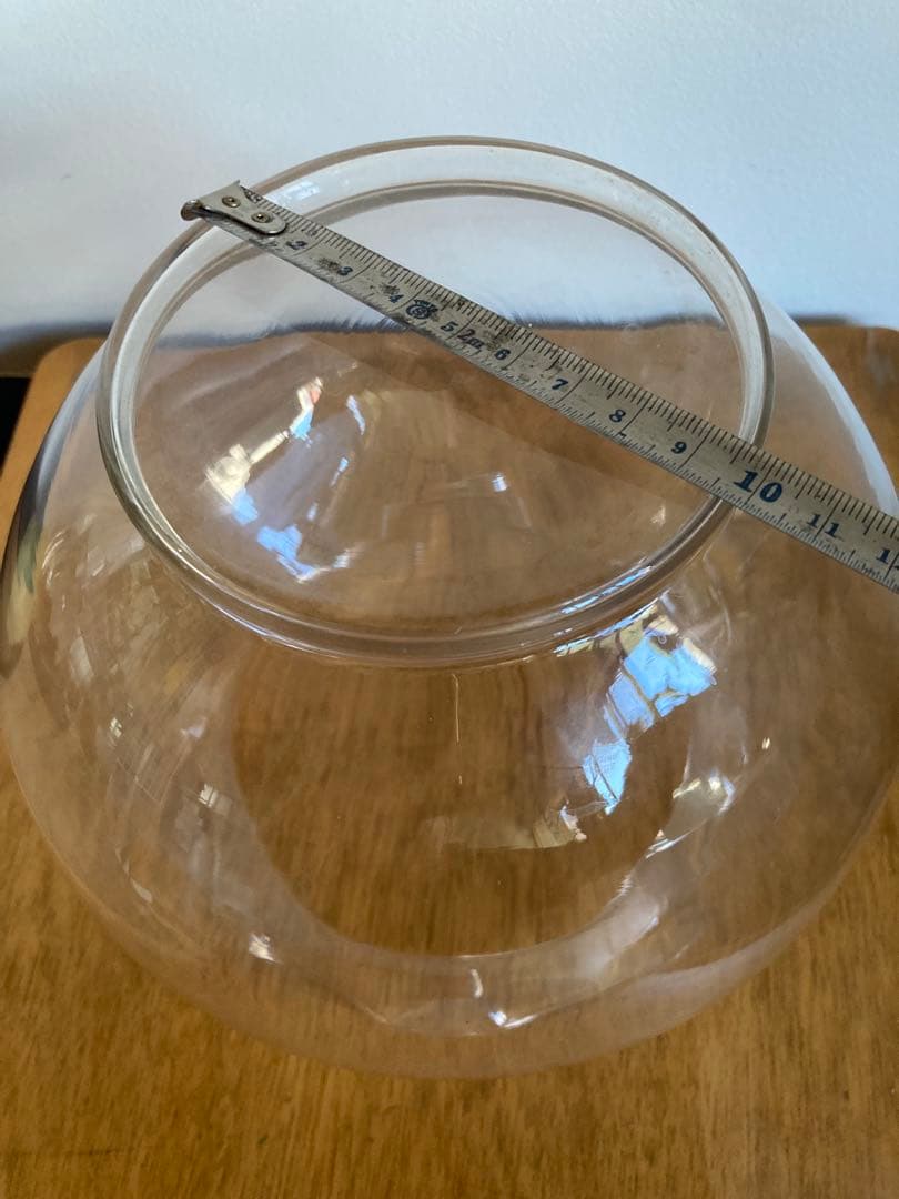 昭和初期ゆらゆらグラス金魚鉢ガラス水槽金魚ベタレア