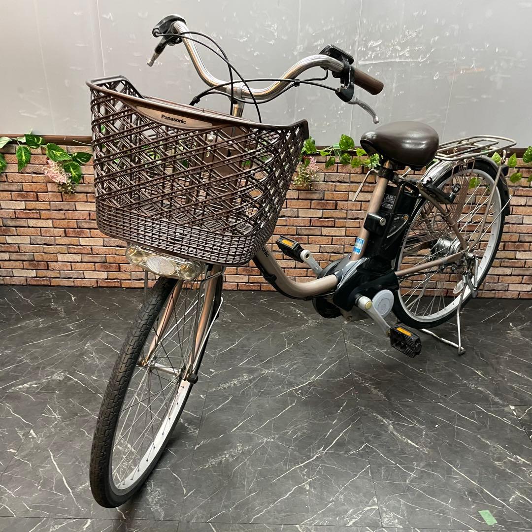 引き取り価格【2】電動自転車 Panasonic 薄ピンク 24インチ