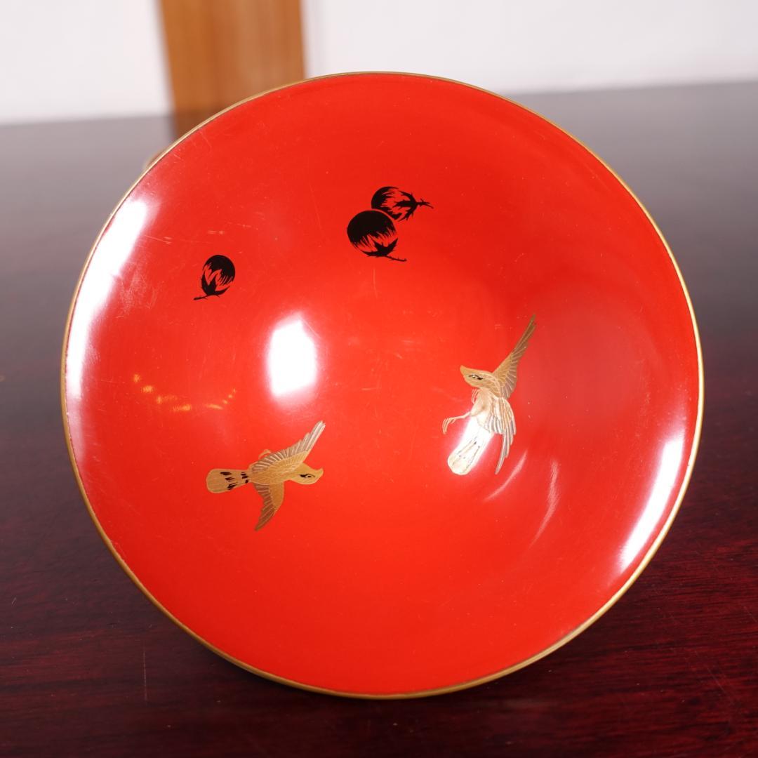 江戸時代後期の蒔絵師 橘屋浅野友七 一富士二鷹三茄子図 蒔絵 吸物椀 10客