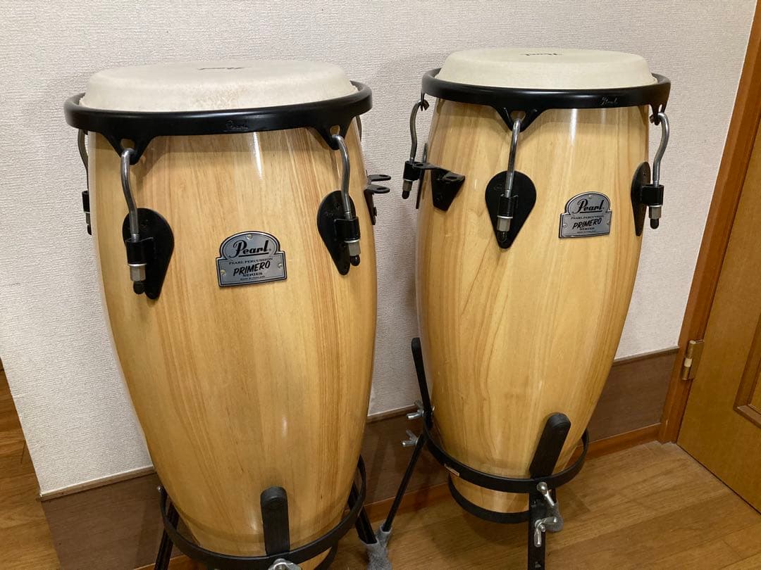 Z*U様 【美品】本格派パーカッション✨コンガ✨2本組