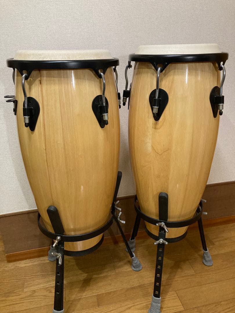 Z*U様 【美品】本格派パーカッション✨コンガ✨2本組