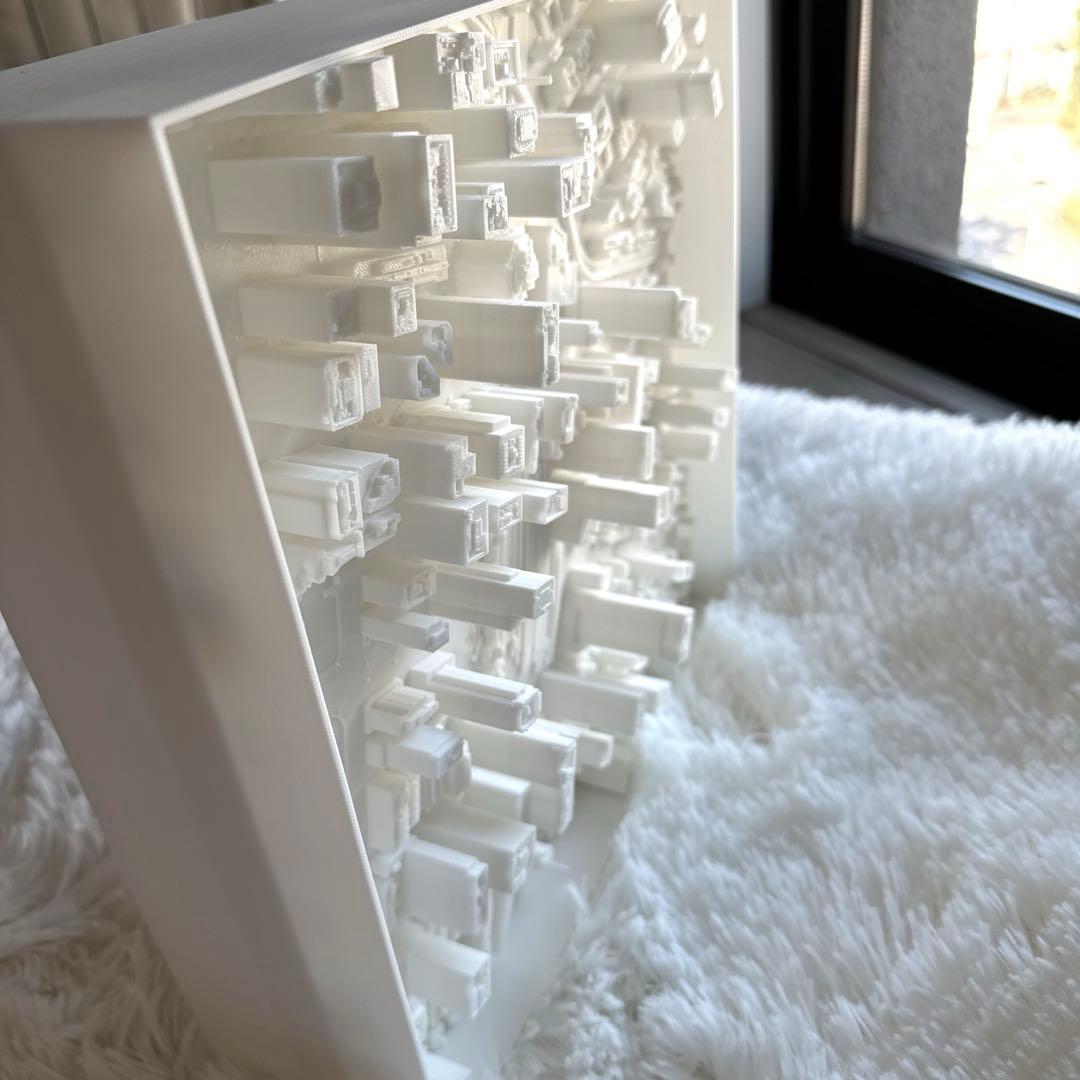 ★5千円値下中！東京駅周辺ビッグサイズ★精密都市模型 1/5000 3Dプリンタ