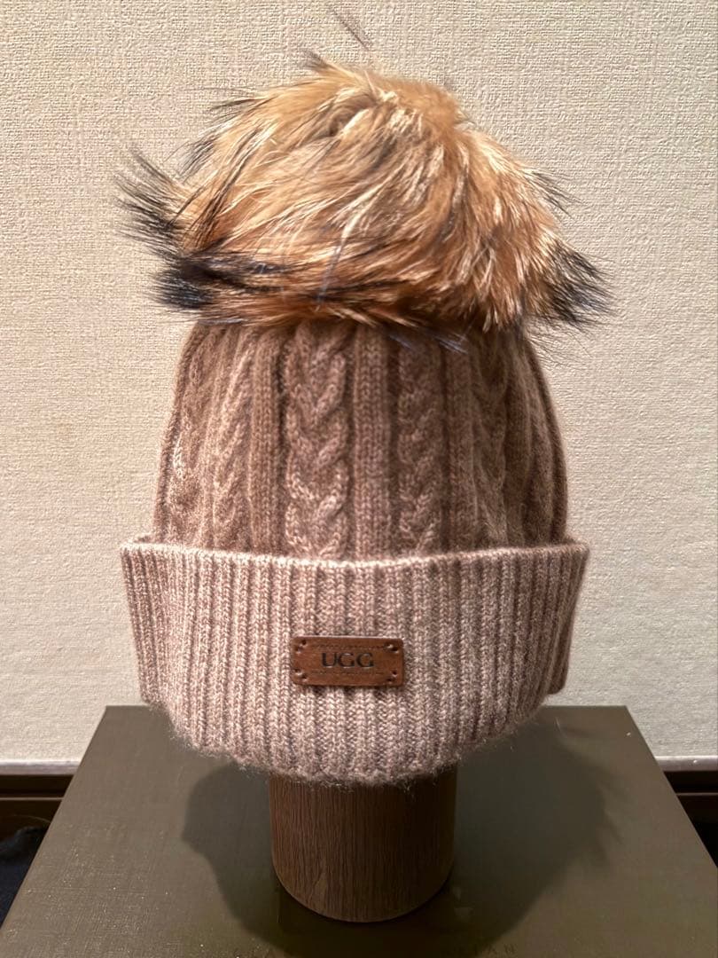 OZWEAR CONNECTION ケーブルニット カシミヤ ビーニー