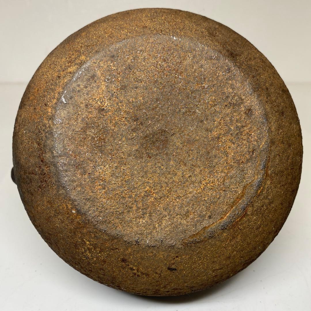 龍文堂造　鉄瓶　トヒトエ　高さ約17.5cm 東N7-1007☆2F