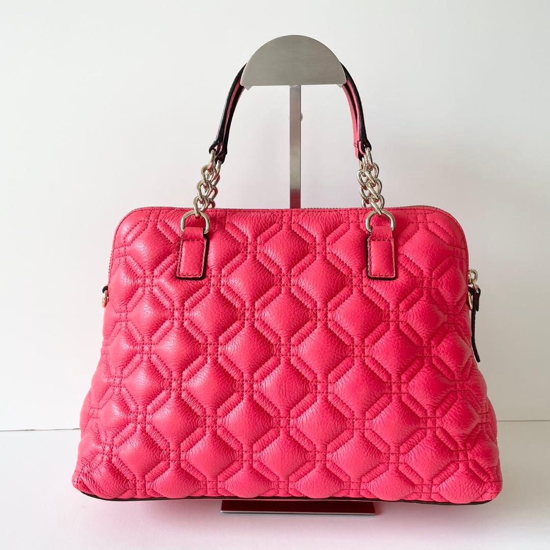 【ほぼ新品】kate spade 2way ハンドバッグ キルティング チェーン