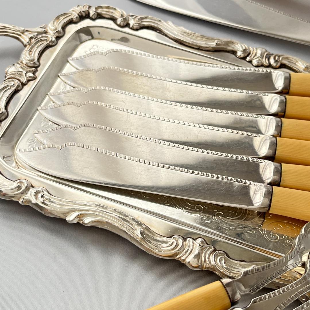 【Mappin & Webb】 カトラリーセット ナイフ/フォーク サーバー