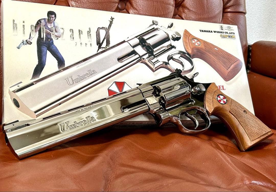 タナカ アンブレラ マグナム リボルバー 8インチ バイオハザード 0 ビリー