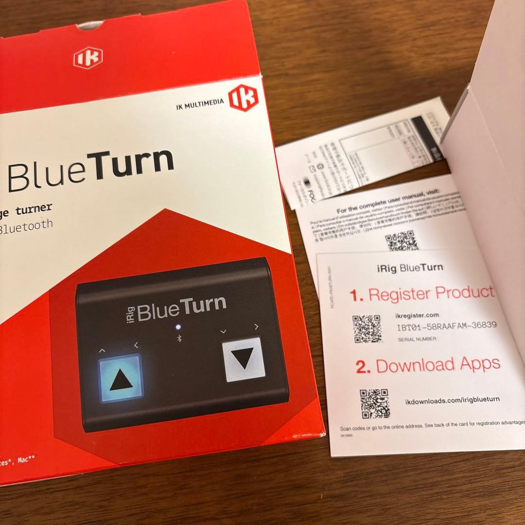 【美品】iRig BlueTurn 使用感ほぼなく美品 完動品