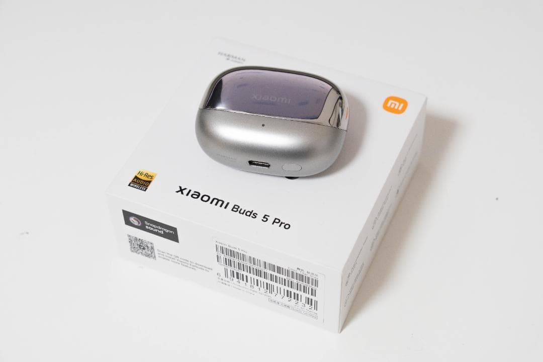 Xiaomi Buds 5 Pro Bluetoothモデル チタングレー