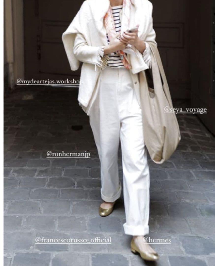 R.H.vintage ミリタリーチノカーゴパンツ　ロンハーマン　ホワイト