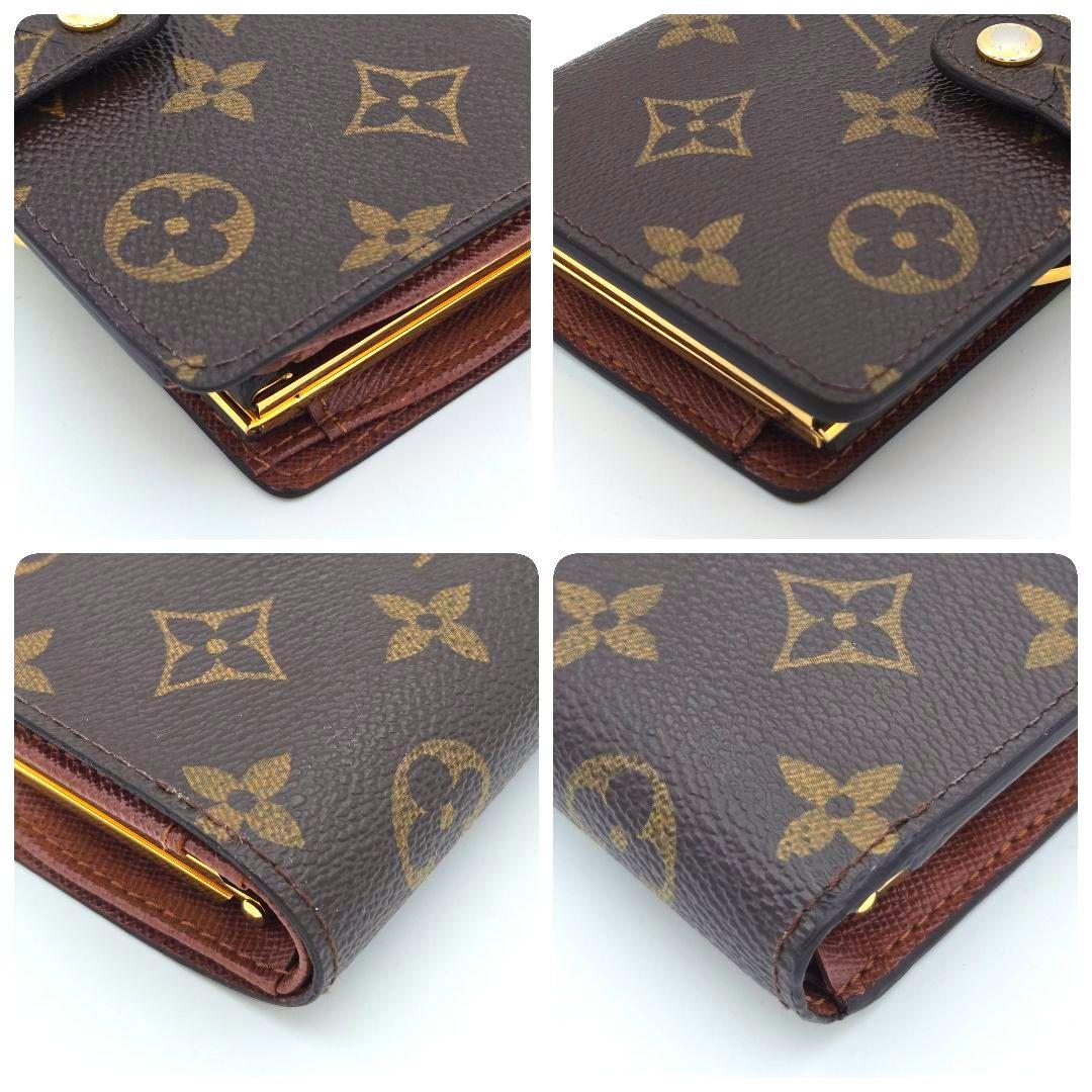 新型 ルイヴィトン ポルトフォイユ ヴィエノワ モノグラム がま口 二つ折り財布