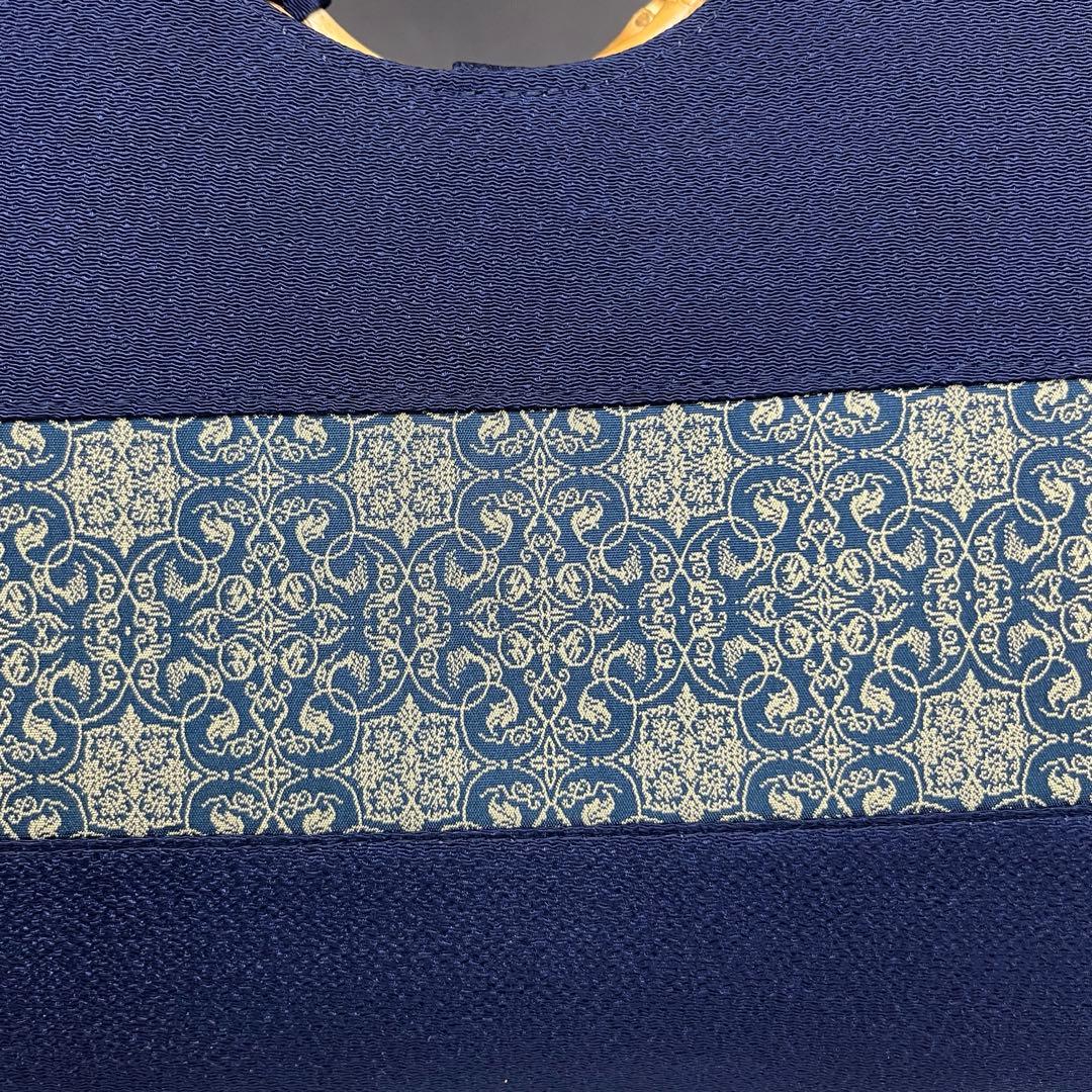 k*n様 新品未使用品　龍村美術織物 和装バッグ　紺