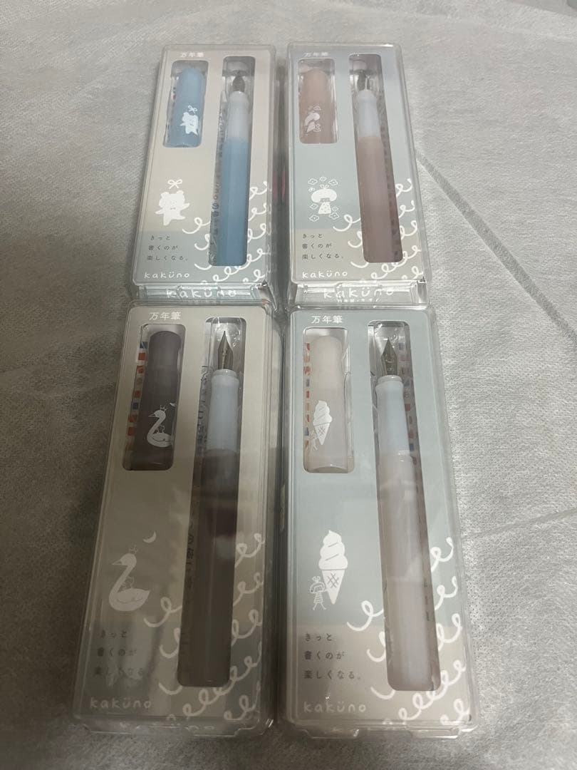 杜の文具博 mizutama 万年筆 kakuno パイロット 4種セット
