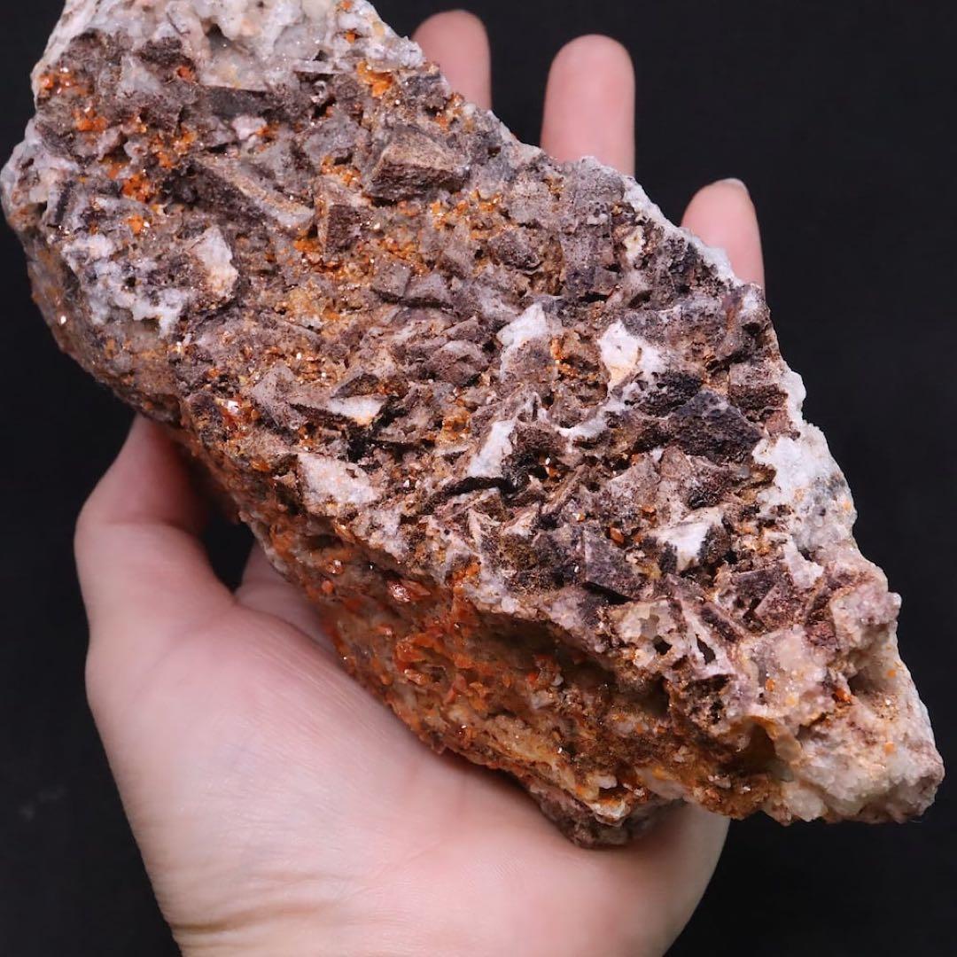 モリブデン鉛鉱 + フローライト！ 932g ウェルフェナイト 蛍石 WF162