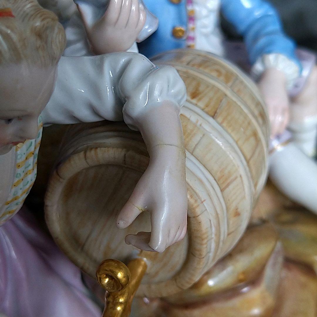 ✤1924年以前・マイセン(Meissen)フィギュリン✤『ワイナリー』