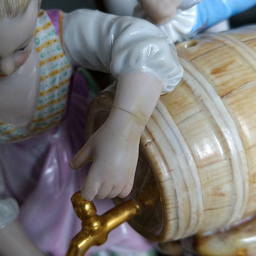 ✤1924年以前・マイセン(Meissen)フィギュリン✤『ワイナリー』