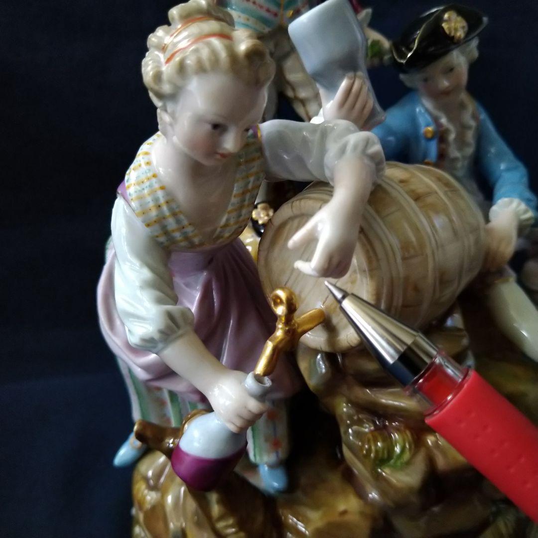 ✤1924年以前・マイセン(Meissen)フィギュリン✤『ワイナリー』