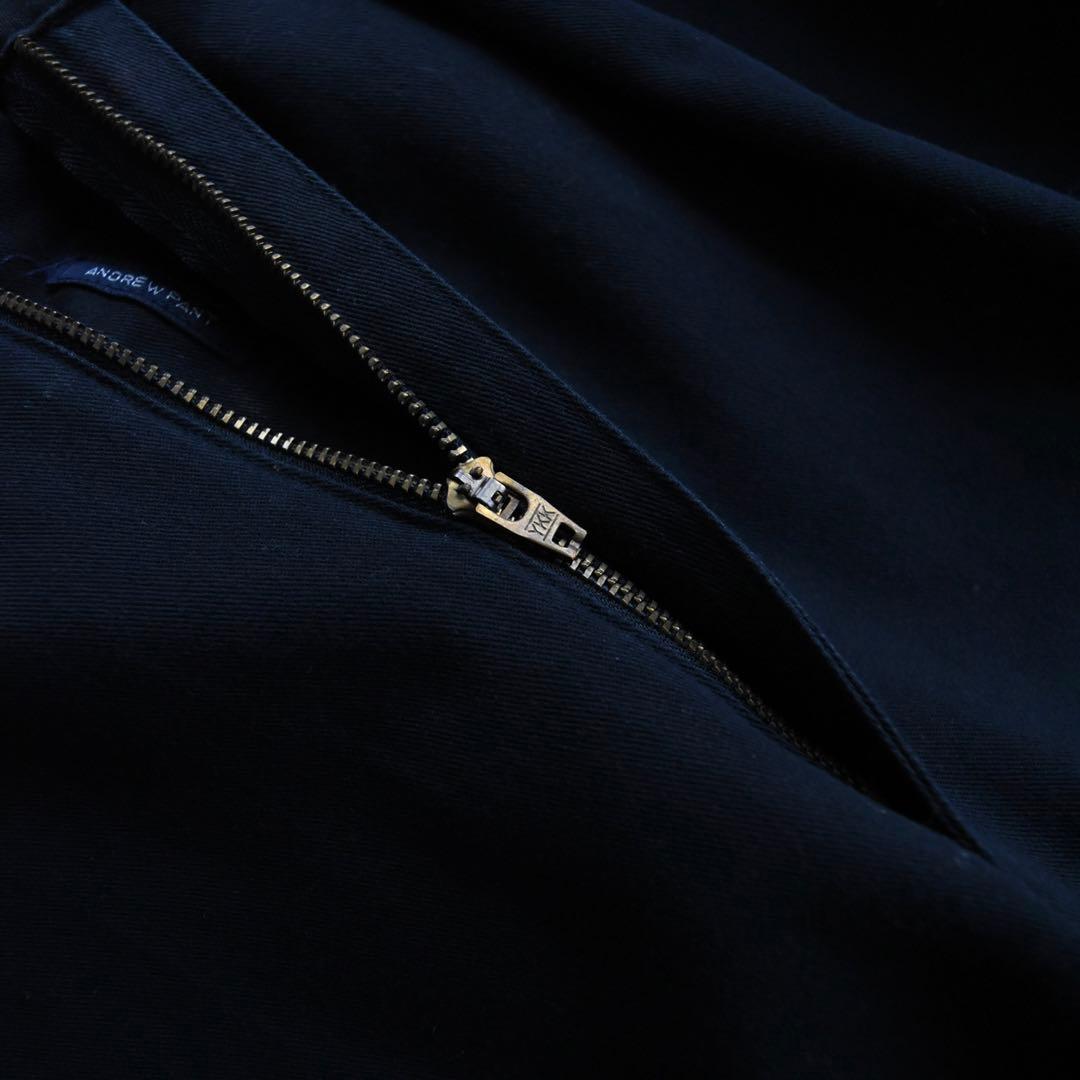 90s ラルフローレン ANDREW PANT ポロチノ黒 タックチノ USA