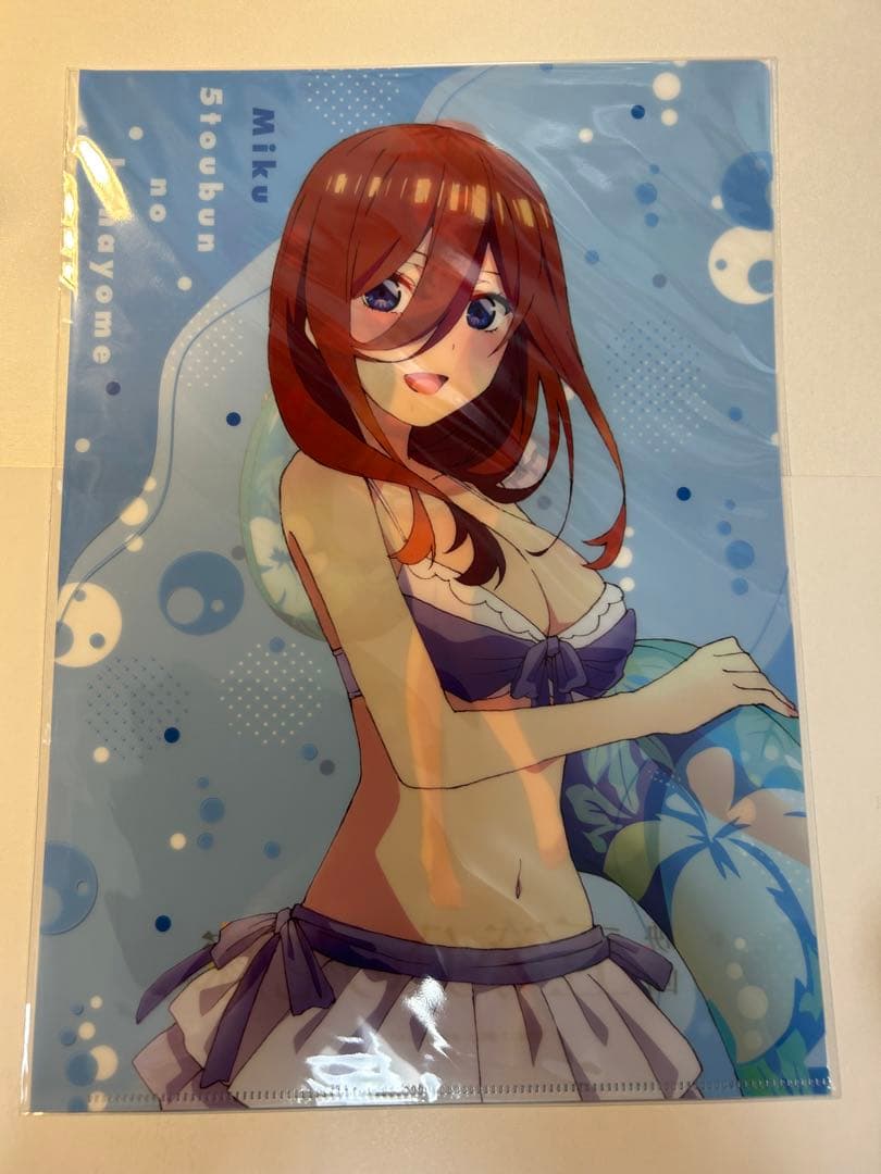 D64映画　五等分の花嫁　クリアファイル　5枚　5人　全員　コンプ　ムビチケ特典