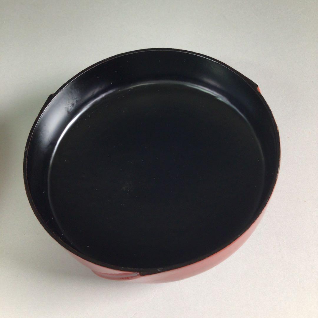 Ｒ４８　棗　『松永忠能(三喜三)作』『溜塗』『大平棗』　共箱　茶道具