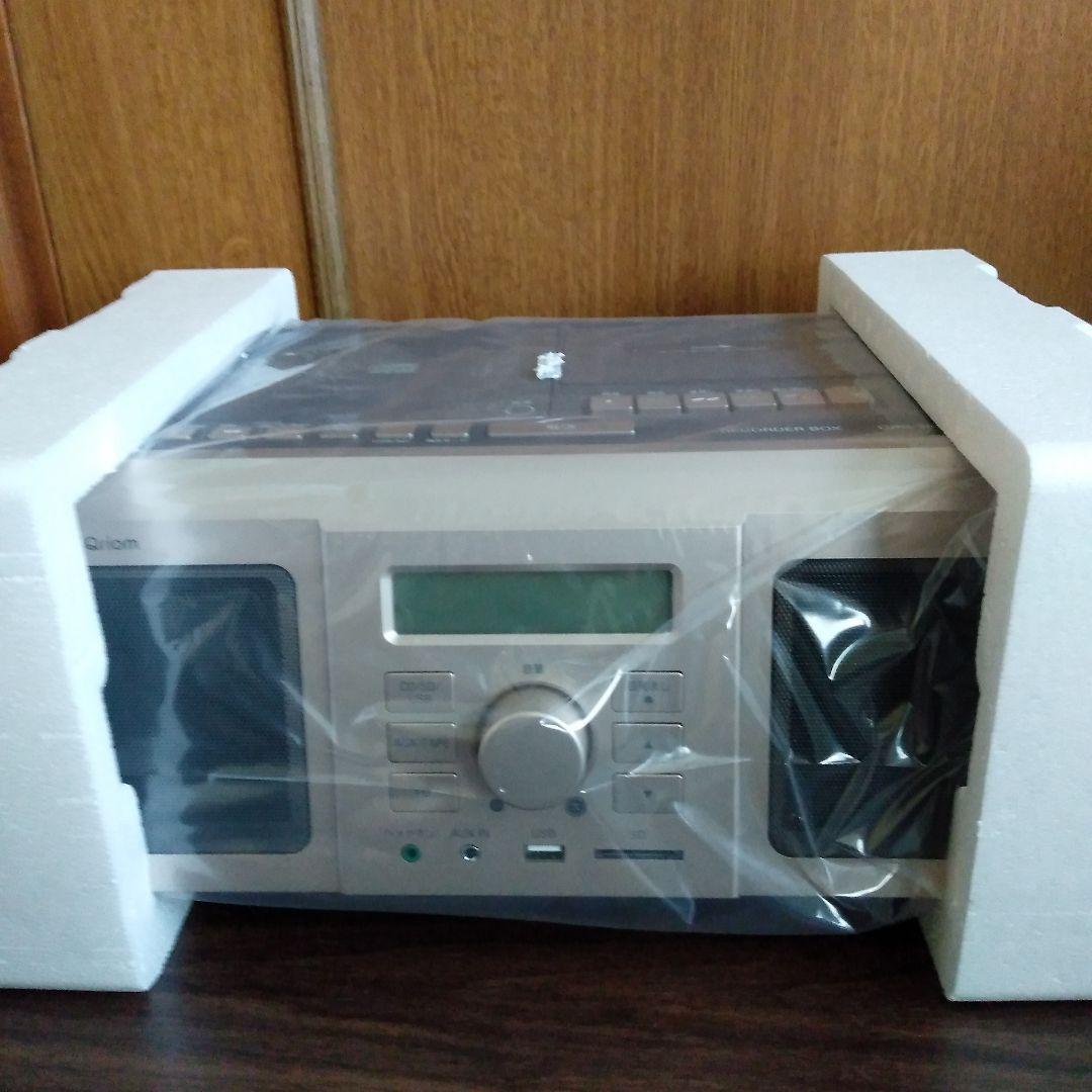 新品Qriom QRB－35(CG） CD ラジオ カセット レコーダーボックス