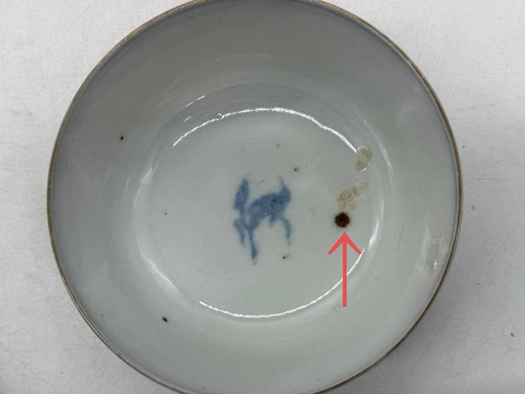 時代　伊万里　色絵　蓋茶碗3点　アンティーク　送料込み250922