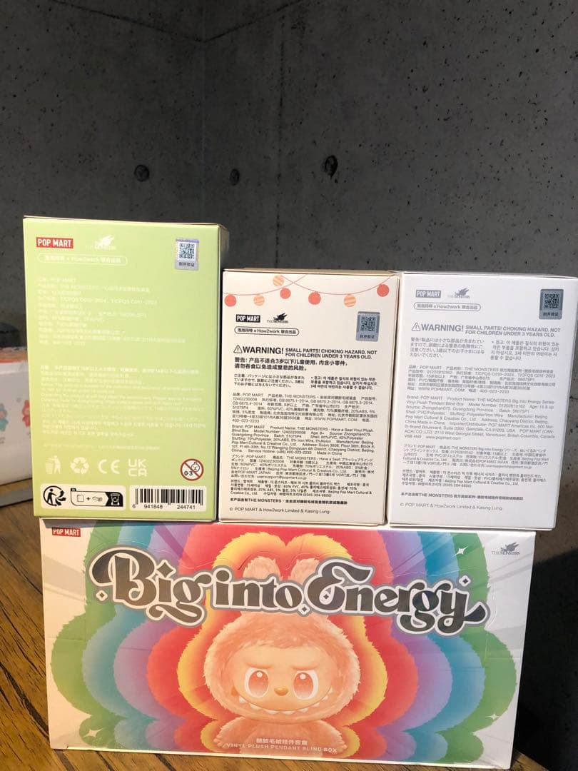 正規品・未開封 Labubu マカロン.have a seat .enery3箱