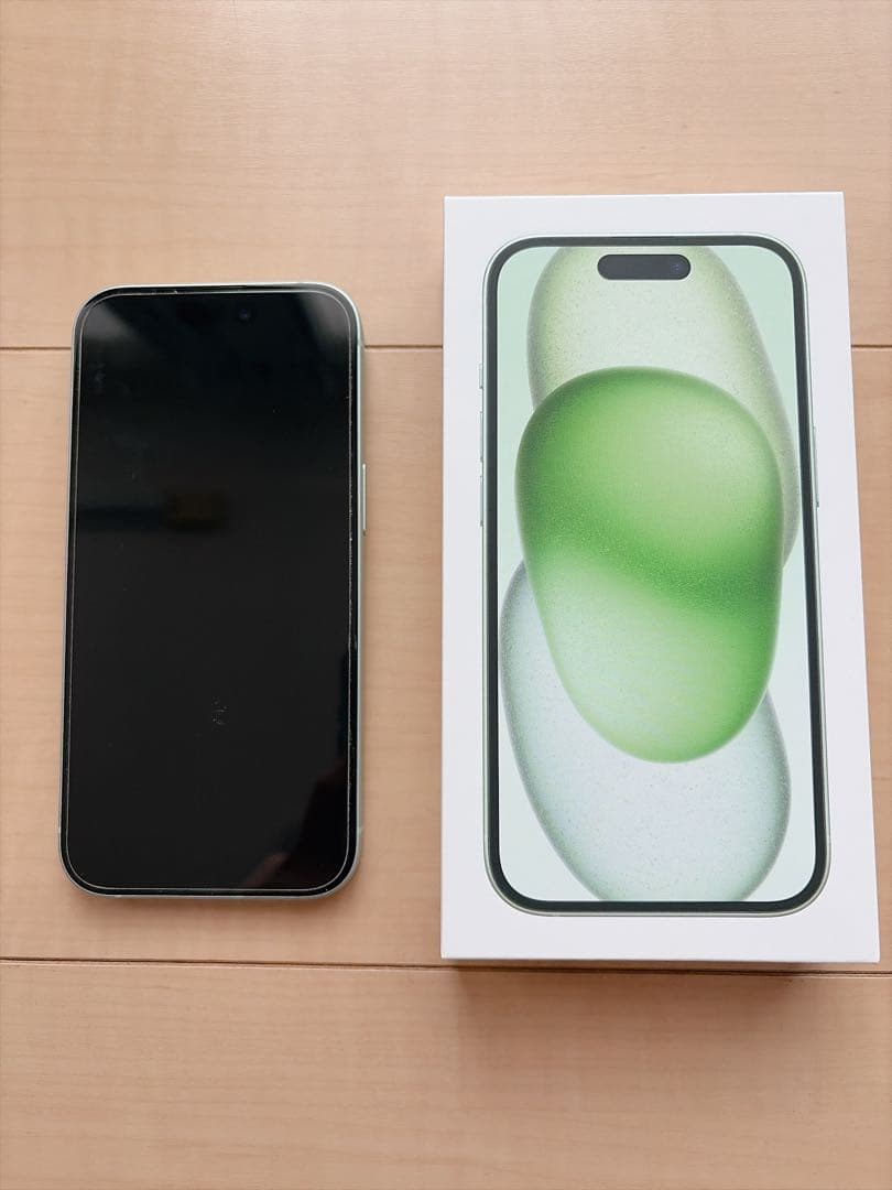 【美品】iPhone15 128GB SIMフリー グリーン ⚡️最大容量94%