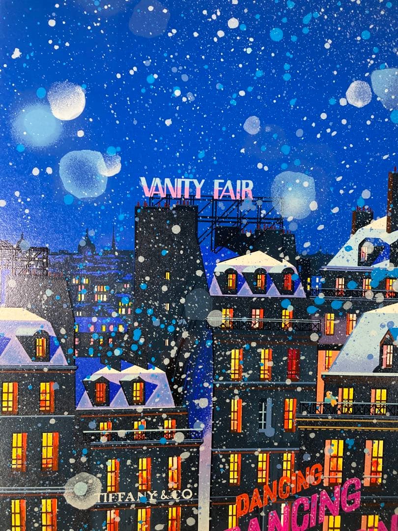 【真作】ヒロ・ヤマガタ シルクスクリーン 直筆イラスト・サイン入り 版画 絵画