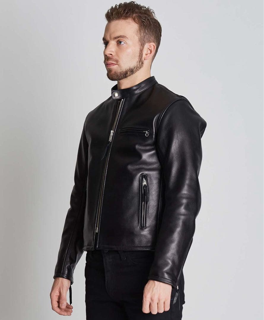 美品 3Lカドヤ ライナー付 シングルライダースジャケット FPS-2 SFT