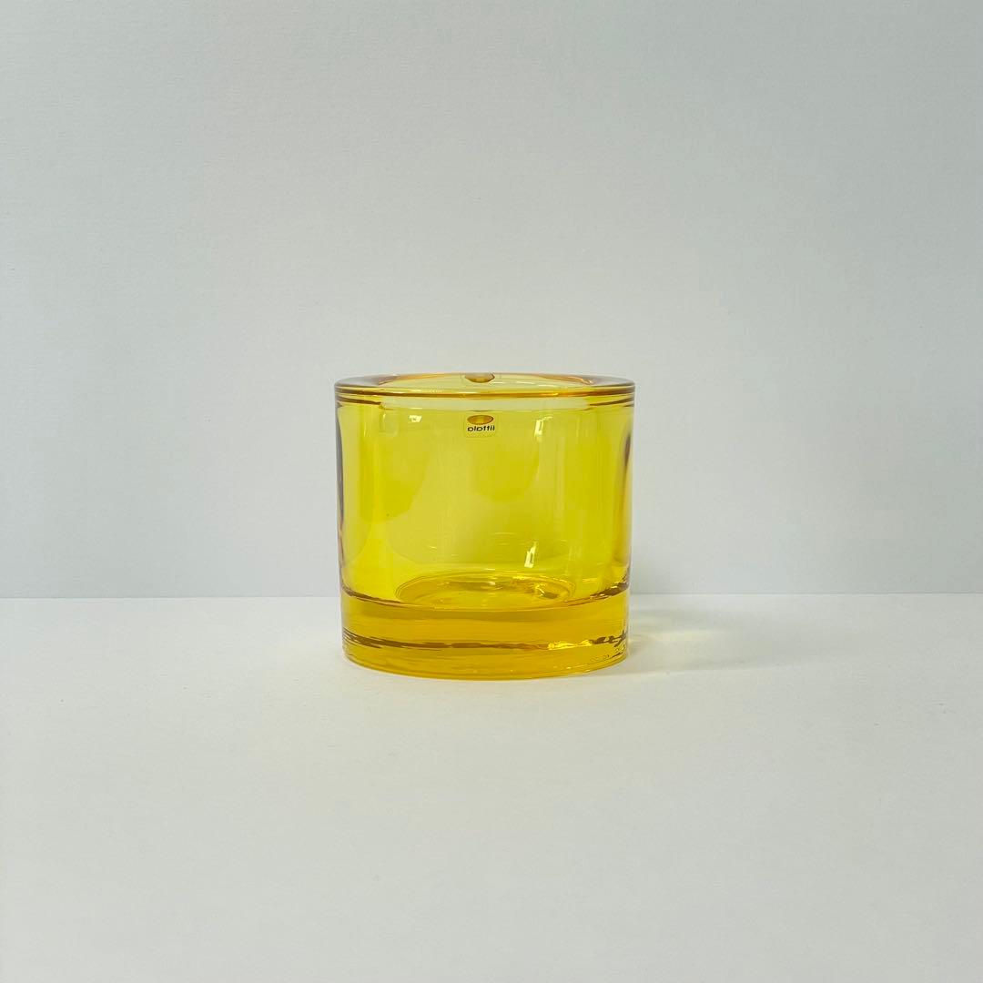イッタラ　kivi イエロー　キャンドルホルダー