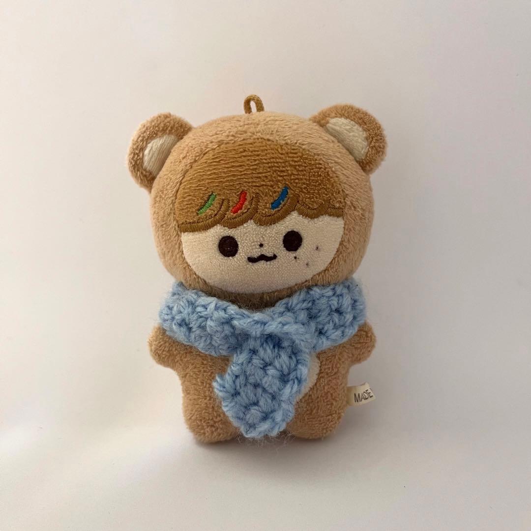 ぬい服 10cm ハンドメイド 毛糸 マフラー
