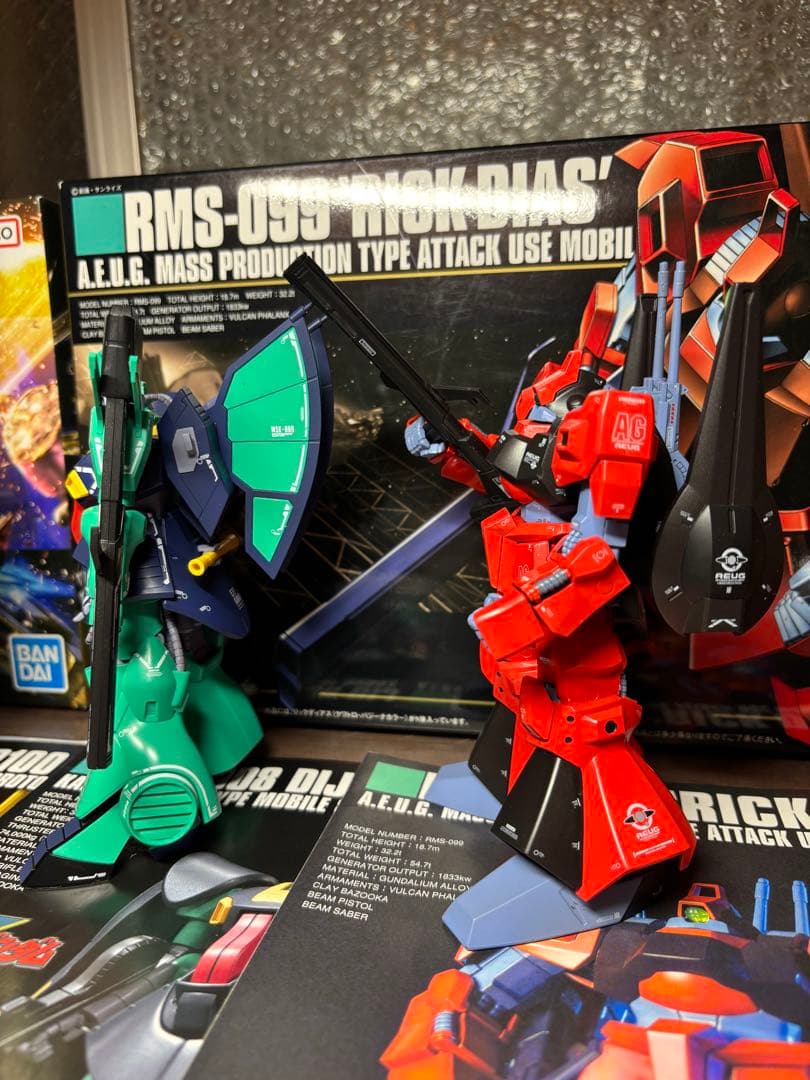 バンダイ　HG リックディアス、ディジェ2体セット