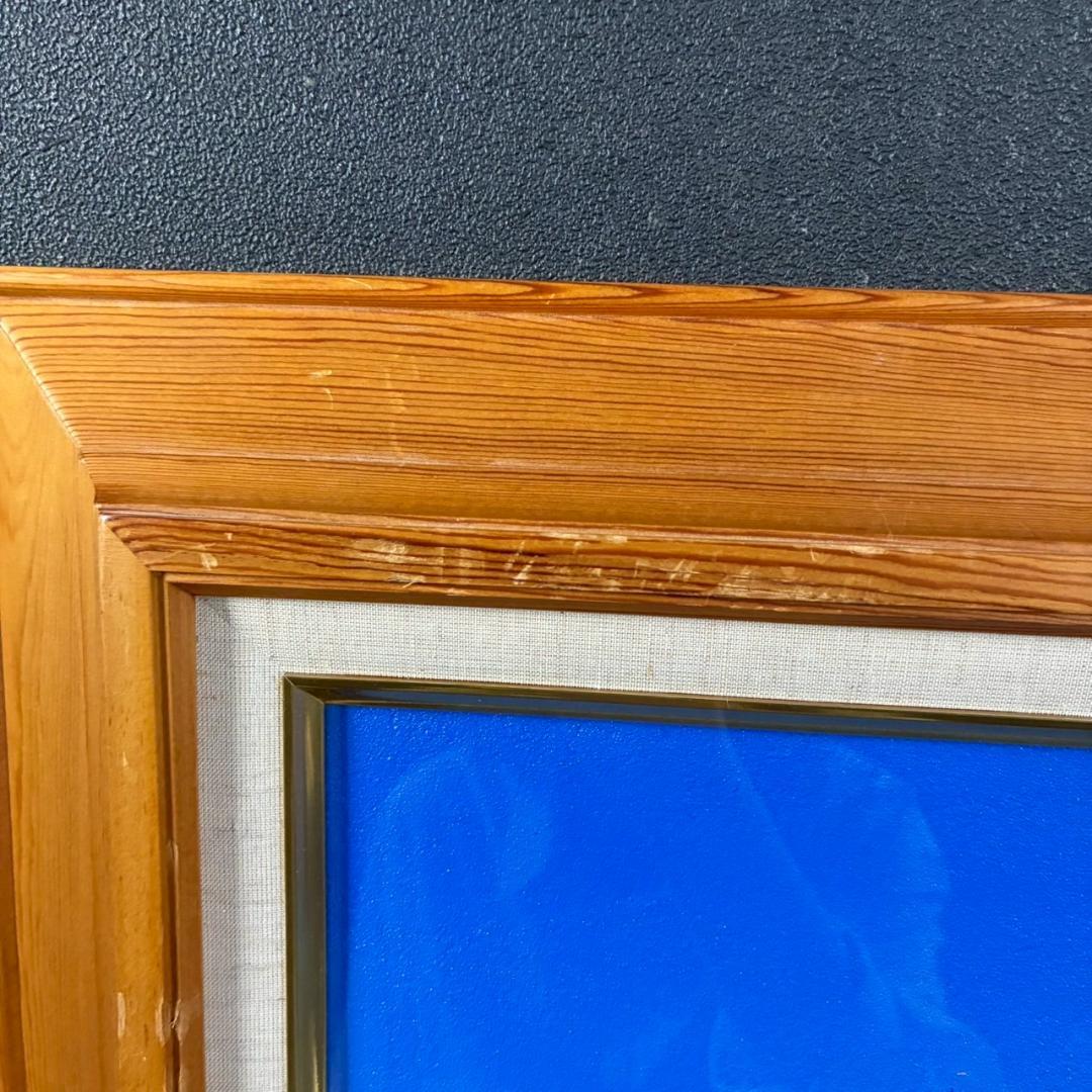 松浦敬文「水辺の城」キャンバスに油彩 共シール 直筆サイン入り 飛翔会会員