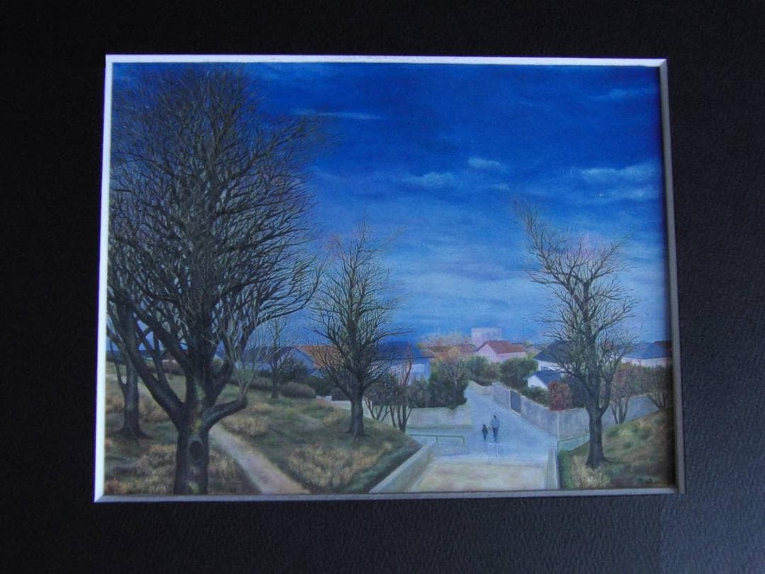 宍倉聰哉、【はつふゆ】、希少な額装用画集より、新品額装付、状態良好