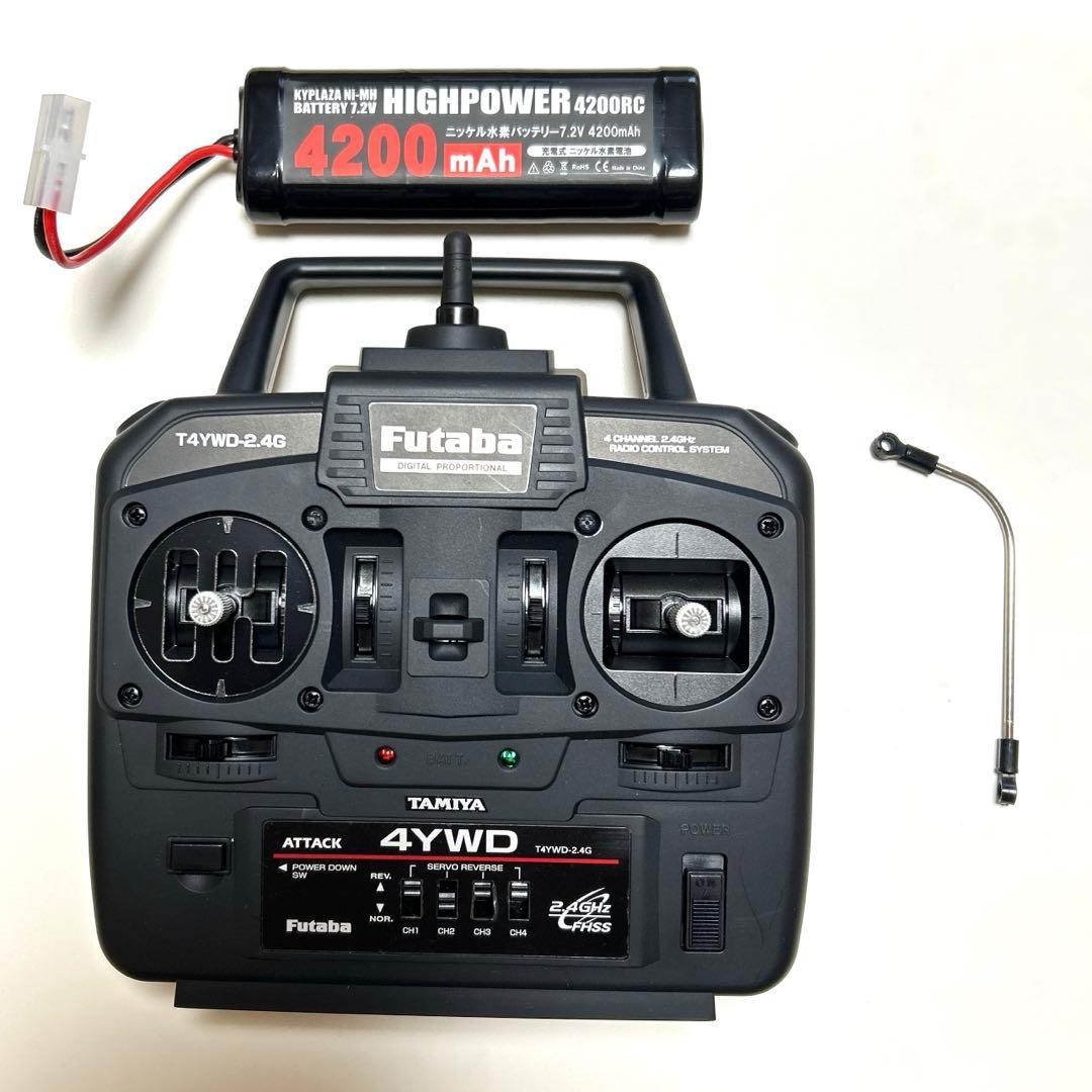 タミヤ1/10RC フォードF-350 ハイリフト完成品フタバプロポ組み込み