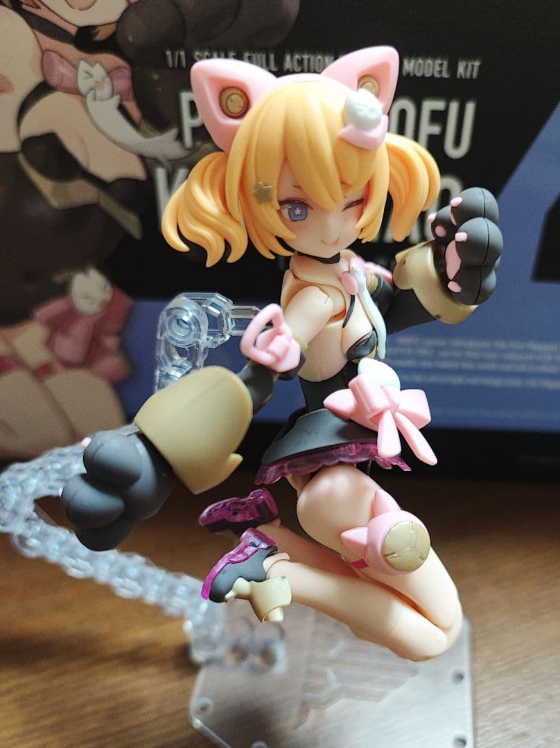 コトブキヤ メガミデバイス PUNI☆MOFU 黒マオ 完成品