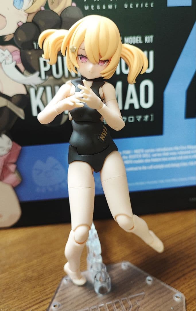 コトブキヤ メガミデバイス PUNI☆MOFU 黒マオ 完成品