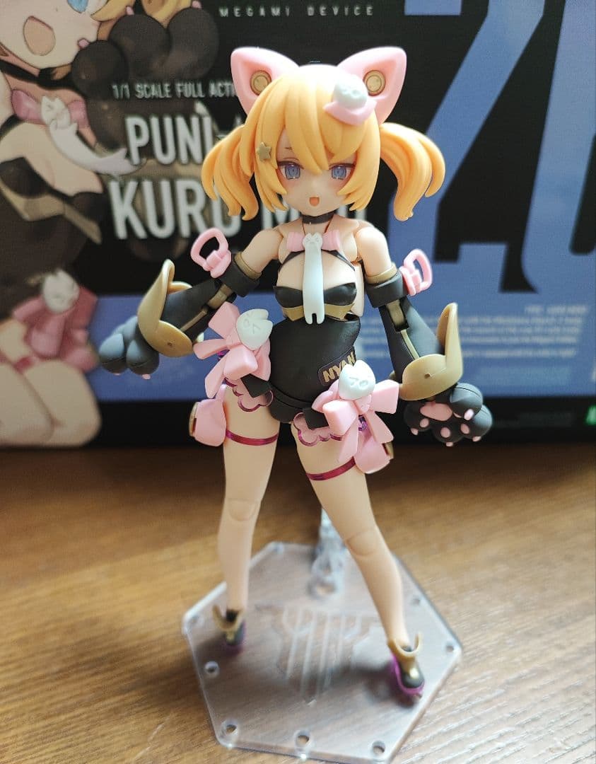 コトブキヤ メガミデバイス PUNI☆MOFU 黒マオ 完成品