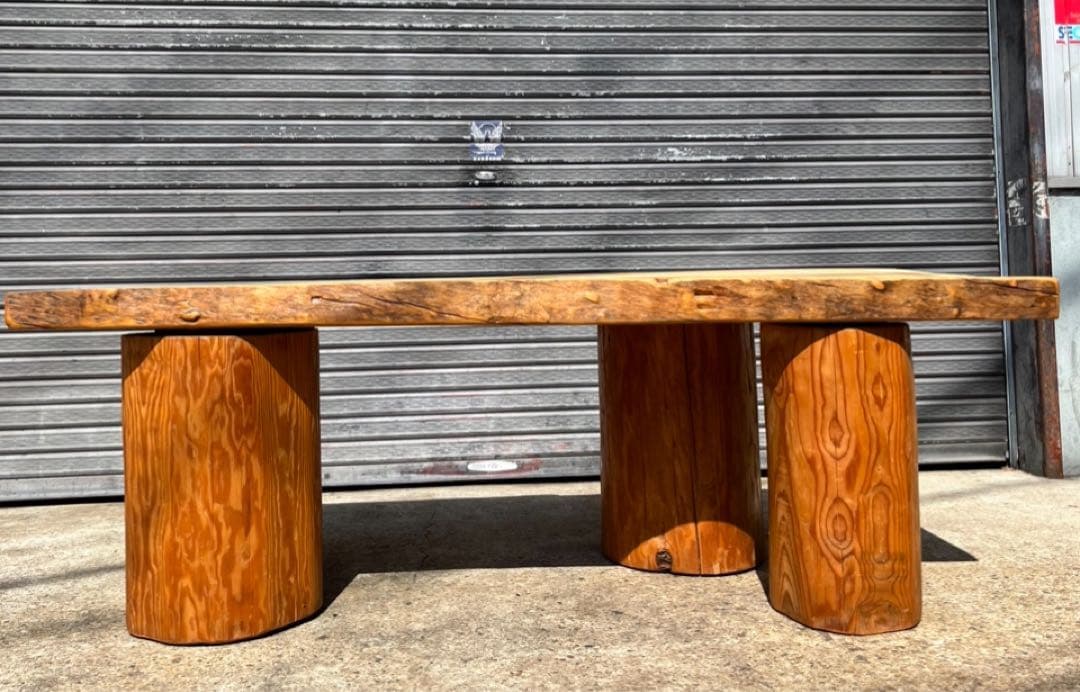 無垢1枚板 無垢材 契り テーブル 天板のみ 無塗装 反りあります