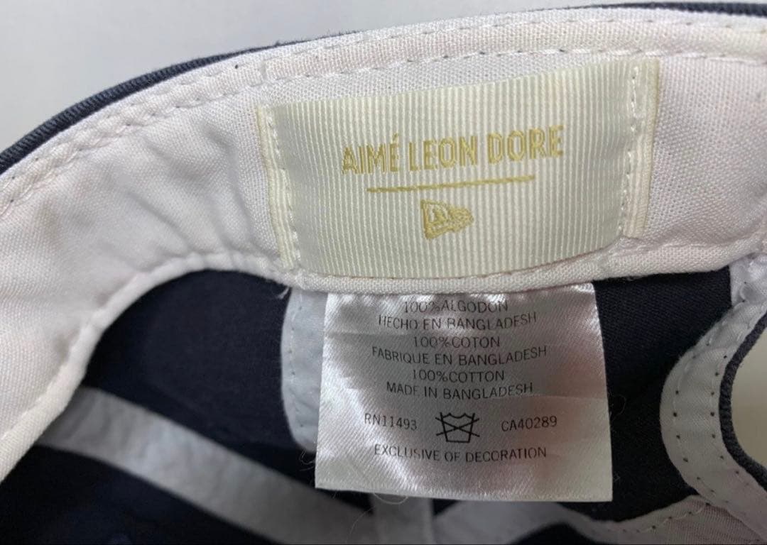 aime leon dore new era ヤンキース　キャップ　ネイビー
