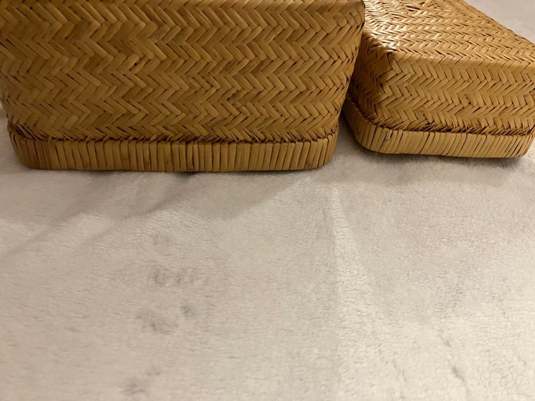 小物入れ　弁当箱　セット　竹細工　昭和レトロ