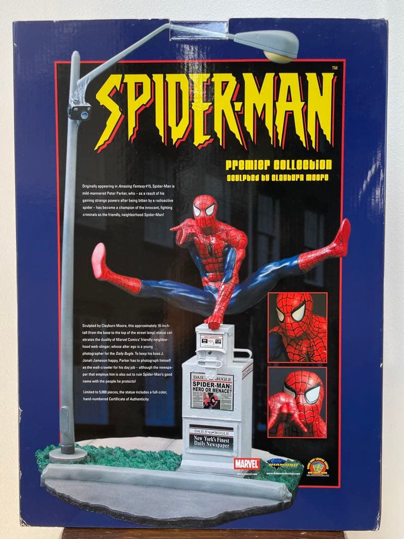 スパイダーマン スタチュー プレミアムコレクション　ダイヤモンドセレクト トイズ