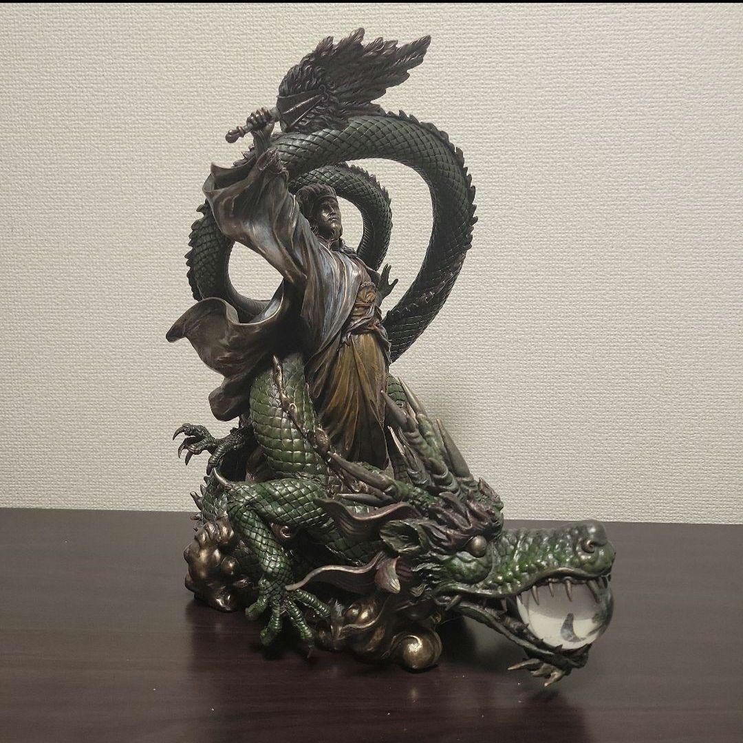 百花三国志　正子公也　諸葛亮孔明　フィギュア ブロンズ風　コールドキャスト