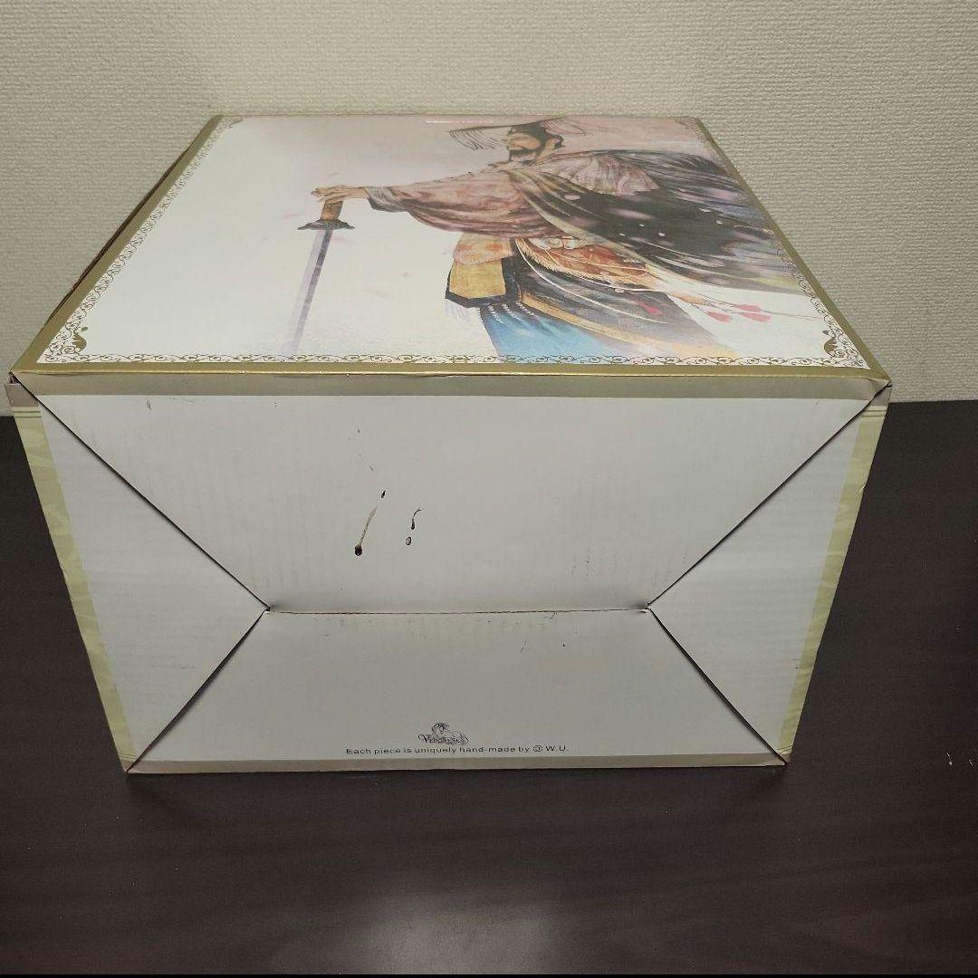 百花三国志　正子公也　諸葛亮孔明　フィギュア ブロンズ風　コールドキャスト