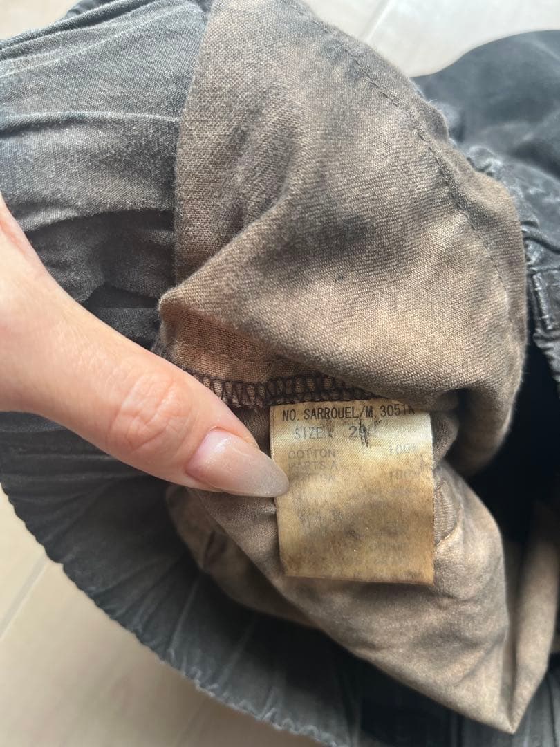 LGBサルエルパンツ 焦茶色 サイズ29